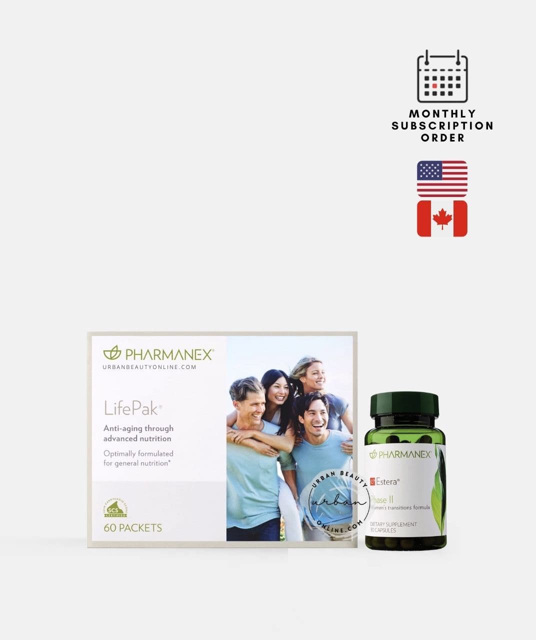 LifePak / Estera Phase II Subscription Package 2023 Urban Beauty Care