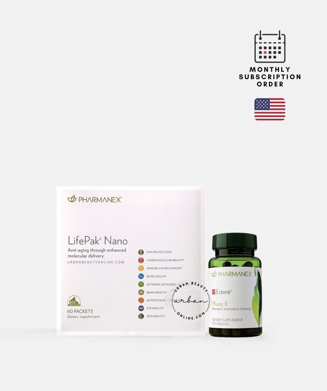 LifePak® Nano / Estera® Phase II Subscription Package ADR - LifePak Nano / Estera Phase II Subscription Package USA CANADA PRICEPHARMANEX