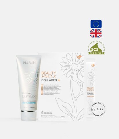 Nu Skin Pharmanex LumiSpa Cleanser / Beauty Focus Collagen+ Normal Combo Sensitive Oily Dry Blemish UK EU